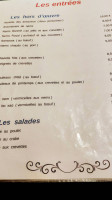 Le Banme menu