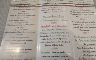 Mangia E Costa menu