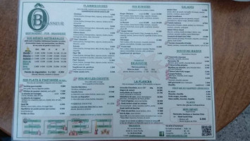 Ôbrasseur menu