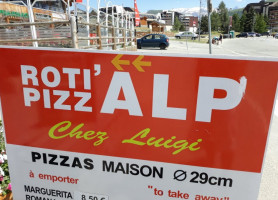 Chez Luigi Roti Pizz'alp food