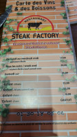 Steak Factory food
