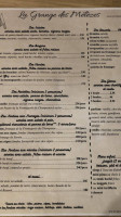 La Grange Des Mélèzes menu