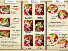 Le Roi Des Nems Cuisine Vietnamienne Et Végétarienne, Sur Place Et à Emporter menu