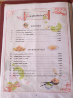 La Grande Muraille New China Town menu