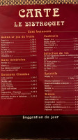 Le Bistroquet Pizza Torreilles menu