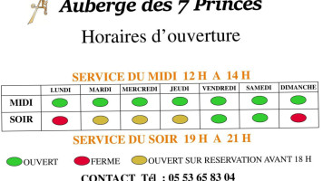 Auberge Des 7 Princes food