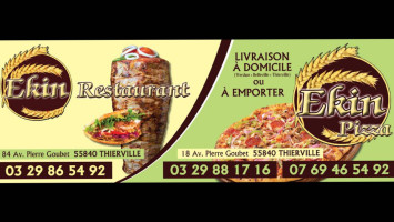 Ekin Pizzeria Thierville-sur-meuse Verdun menu