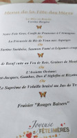 La Flambee menu