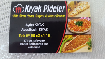 Kiyak Pideler food