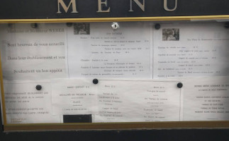Auberge De Michele menu