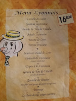 Le Petit Glouton menu