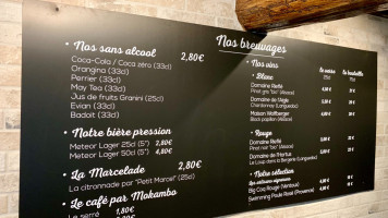 Petit Marcel La Casse-crouterie menu