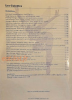 Le Petit Vatel menu