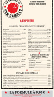 La Cantina Di Don Camillo menu
