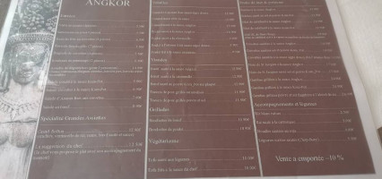 Angkor menu