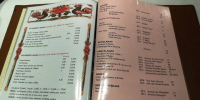 Steinmuehl menu