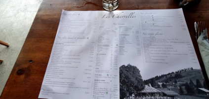 Les Chevrelles menu