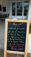 Restaurant-bar La Terrasse menu