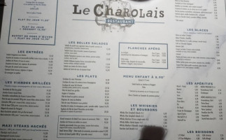 Le Charolais à Mondelange menu