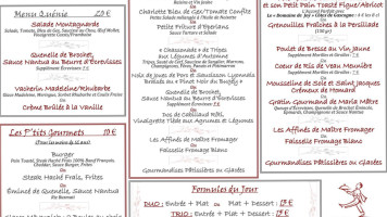 Belle-rive menu