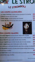 Le Stromboli menu
