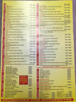 Chrono Pizza menu