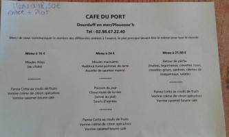 Cafe du Port food