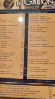 Le Galion menu