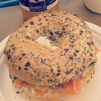 All-in Bagels food