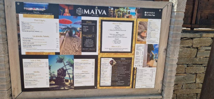 Le Maiva menu