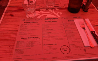 Côté Cour menu