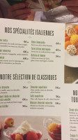 Del Arte Rosny-sous-bois menu