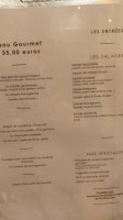 Le Saloir Vigneron menu