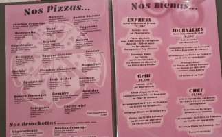 Pizzeria Sauveur menu