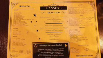 L'annexe menu