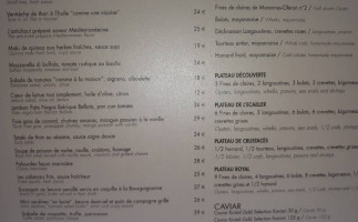 Le Quai menu