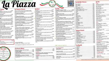 La Piazza menu