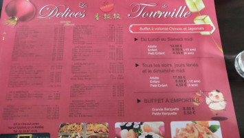 Les DÉlices De Tourville menu