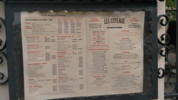 Les Coteaux De Chablis menu