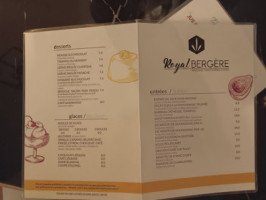 Le Royal Bergere menu