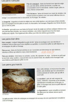 Boulangerie Beaudet menu