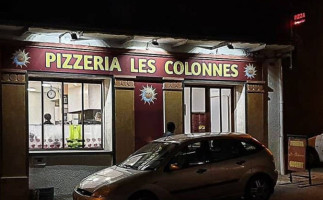 Pizza Les colonnes. menu