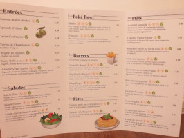 Veget'halles menu