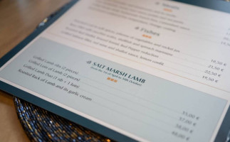 Le Pré Salé menu