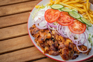 Aux delices grills kebab food