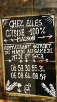 Chez Elles food