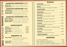 Les Délices De L'inde_restaurant Indien Pizzeria menu