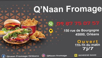 Q Naan Fromage Orléans food