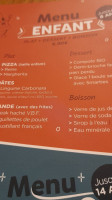 Signorizza Rivesaltes menu