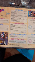 Diner 118 menu